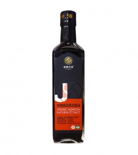 喜樂之泉-有機香菇黑豆醬油(500ml)