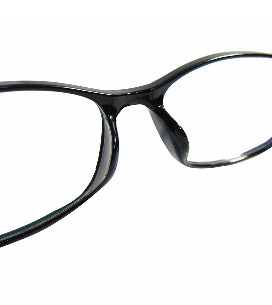 TR90-全黑(亮面)輕盈韓國技術設計眼鏡