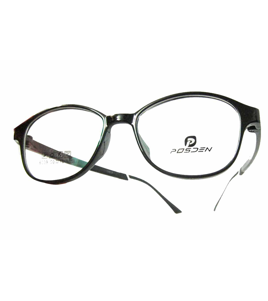 TR90-黑色(亮面)輕盈韓國技術設計眼鏡