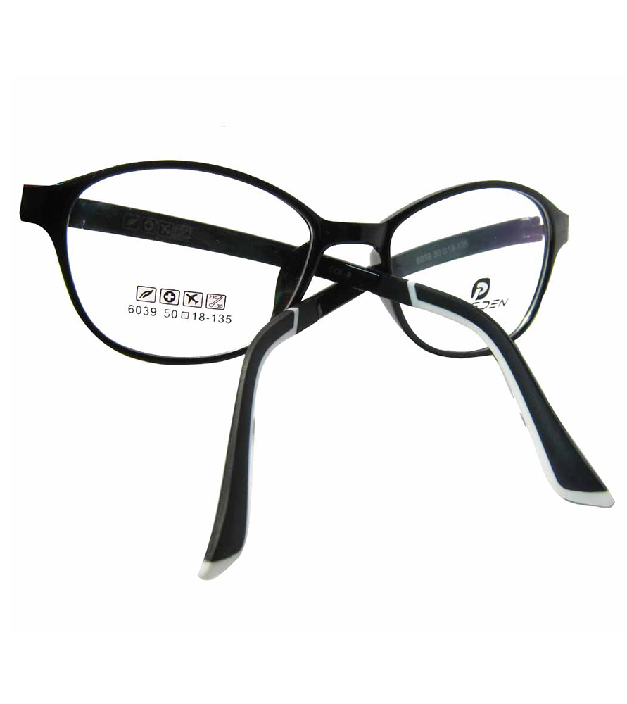 TR90-黑色(亮面)輕盈韓國技術設計眼鏡