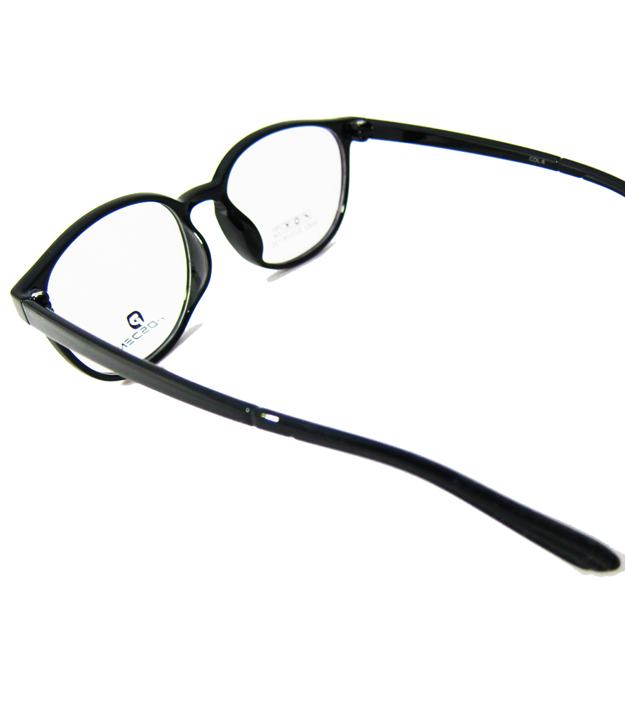 TR90-黑黃色(亮面)輕盈韓國技術設計眼鏡